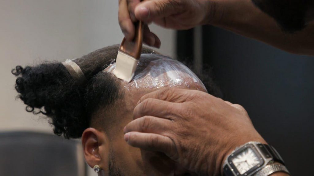 installing a mens weave