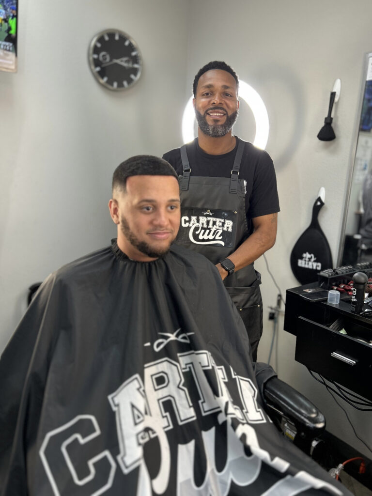 Man weave hair unit consultation